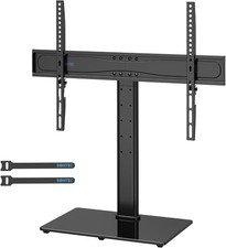 BONTEC Universal Table Top TV Stand, Adjustable for 32-65 Inch Lcd/Led/Plasma Tv