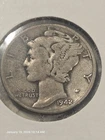 1942/1 10C Mercury Dime - 1942/41 Mercury Dime