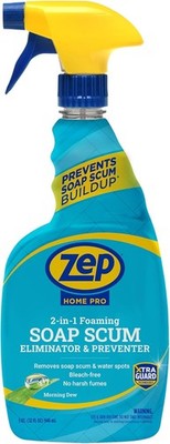 Zep Home Pro 2-in-1 Foaming Soap Scum Eliminator and Preventer, Morning Dew Scen