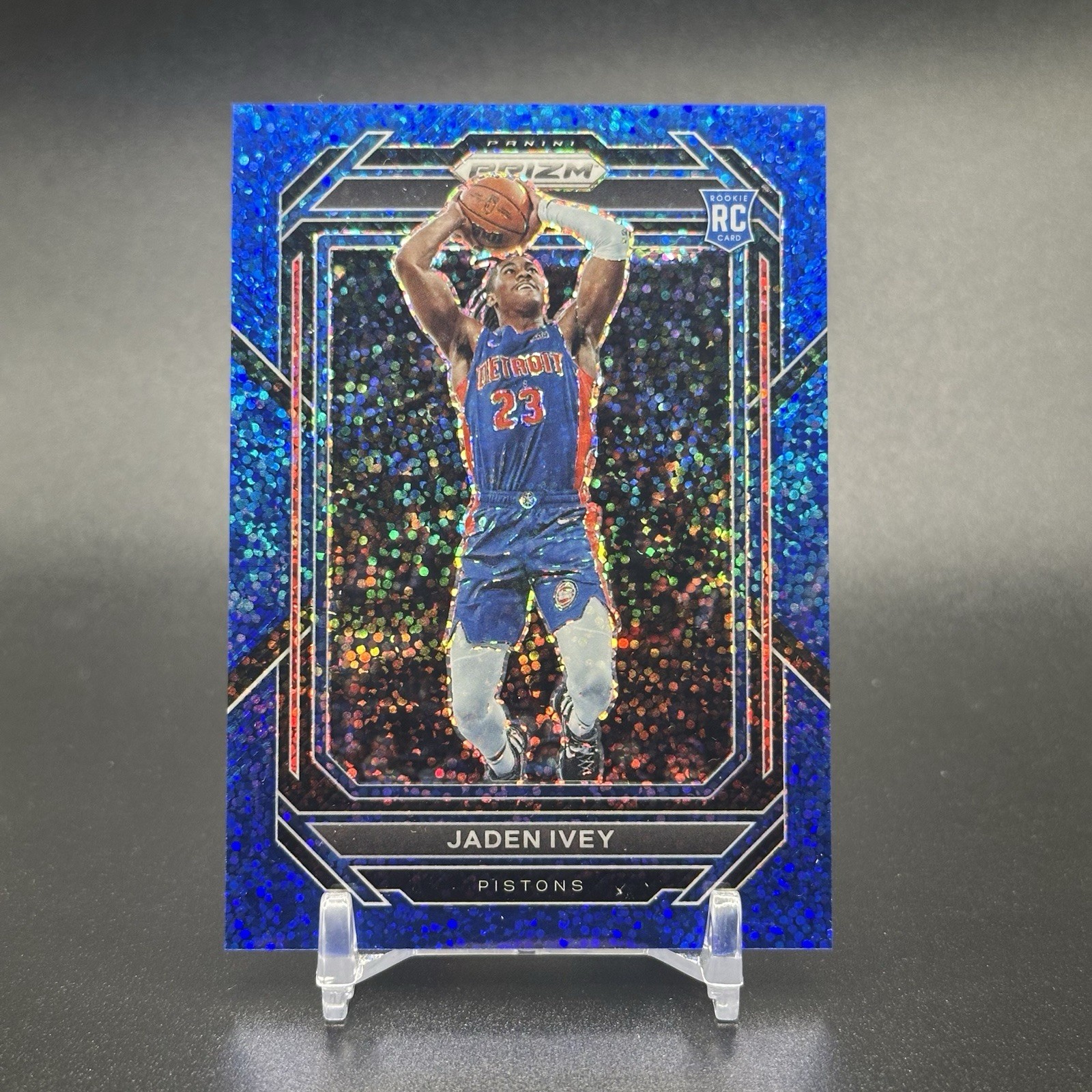 2022-23 Panini Prizm Jaden Ivey Blue Sparkle /144 Rookie RC Pistons #256 SP 🔥