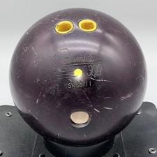 Columbia 300 Maroon Bowling Ball 15lbs 14oz Drilled 5N30111