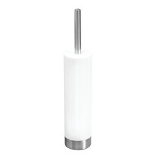 iDesign Slim Toilet Bowl Brush and Holder for 1 x Brush, White