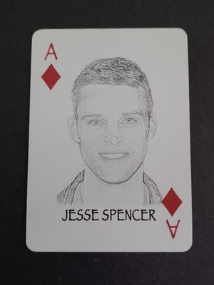 Jesse Spencer Chicago Fire P.D. Med Justice Playing Card - TV Show