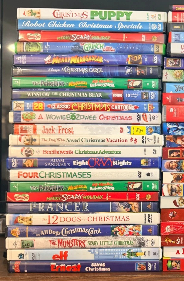 Лот из 43+ рождественских DVD-дисков - детские, семейные, классические детские и праздничные фильмы DVD - Изображение 3 из 4