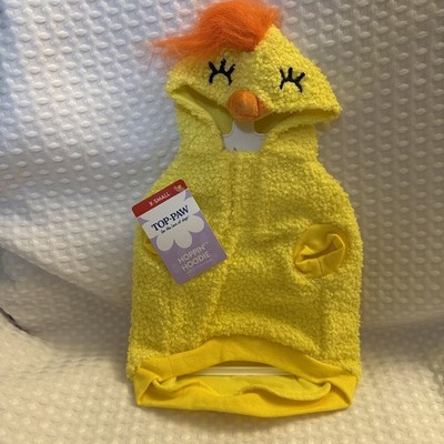 Top Paw Hoppin Hoodie For Dogs- Size X-Small - Easter Chick Springtime