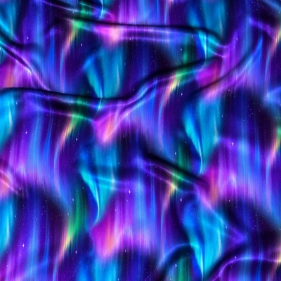 Timeless Treasures Aurora Galaxy Northern Lights Cotton Fabric by the Yard 