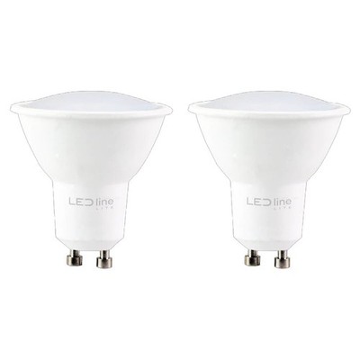 LED line LITE GU10 LED Spot 5W 450lm 230V 2 Stück