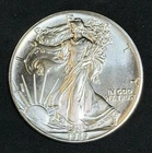 1989 4th YEAR UNCIRCULATED 1oz AMERICAN SILVER EAGLE FRESH FROM TUBE