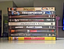 9 Empty Blockbuster Video DVD Rental Cases w Inserts DOES NOT INCLUDE DVDS  