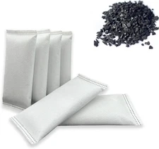 6 Pack Shoe Deodorizer Bags,Activated Charcoal Odor Absorber,Odor Removing Packs