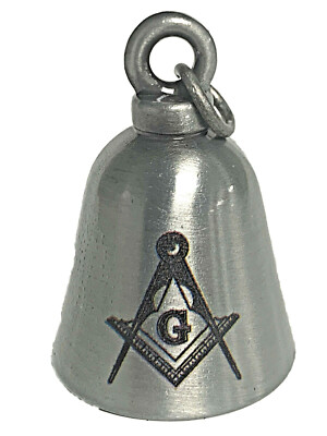 Masonic Motorcycle 'Evil Spirits' Biker Guard Bell Harley . Gun Metal Bell