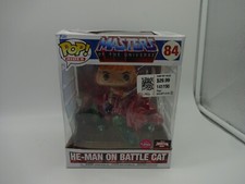 Funko Pop! Rides MOTU “He-Man on Battle Cat” #84 Flocked Target Limited Edition!