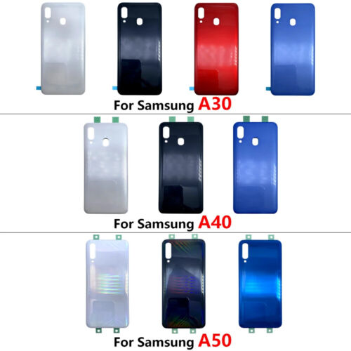Back Battery Cover Rear Glass Door Housing Case For Samsung A70 A30 A40 A51 A71 - Zdjęcie 12 z 40