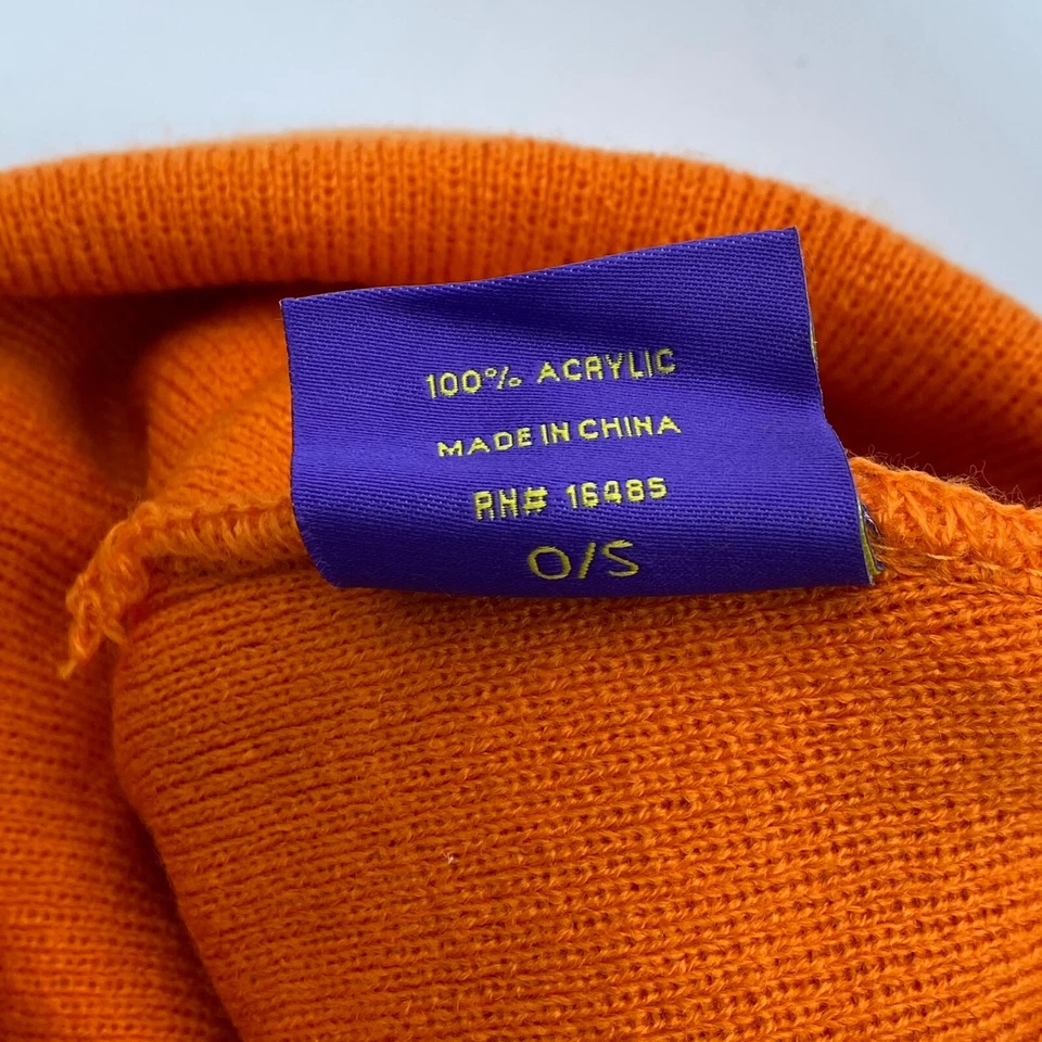 Urban Outfitters Coney Island Picnic Come Outside Beanie Orange Unisex OS NWOT - Изображение 4 из 4