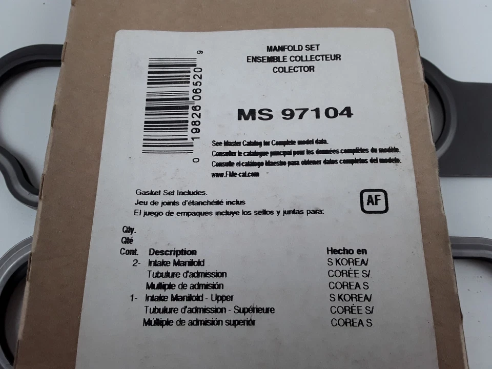 Juego de juntas de colector de admisión de motor Fel-Pro MS 97104 para Hyundai Tucson 2,7 L 2009 Foto 3 de 3