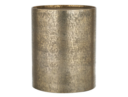 Mesima Round Antique Side Table Metal Home Decor Furniture Abstract Gold - Picture 1 of 1
