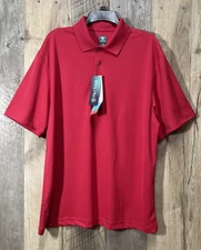 PRO TOUR Airplay Bright Pink Golf Polo Men Large Collared Short Sleeve Shirt NWI