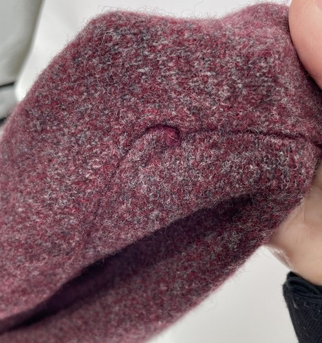 Vintage Lord & Taylor The Man Shop Sweater 100% LambsWool Burgundy Pullover Sz M - Picture 8 of 11