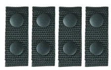 Hero's Pride 1197 Ballistic 1" Belt Keepers, Black, 4 Pack, Fits 2.25"W DutyBelt