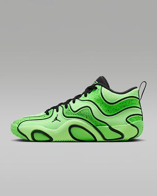 Nike Men's Jordan Tatum 3 Basketball Shoes in Ghost Green/Electric