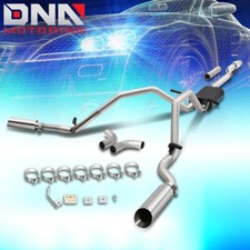 For 2014-2019 Silverado Sierra 1500 4.3L 5.3L Dual Exit Catback Exhaust w/Tip