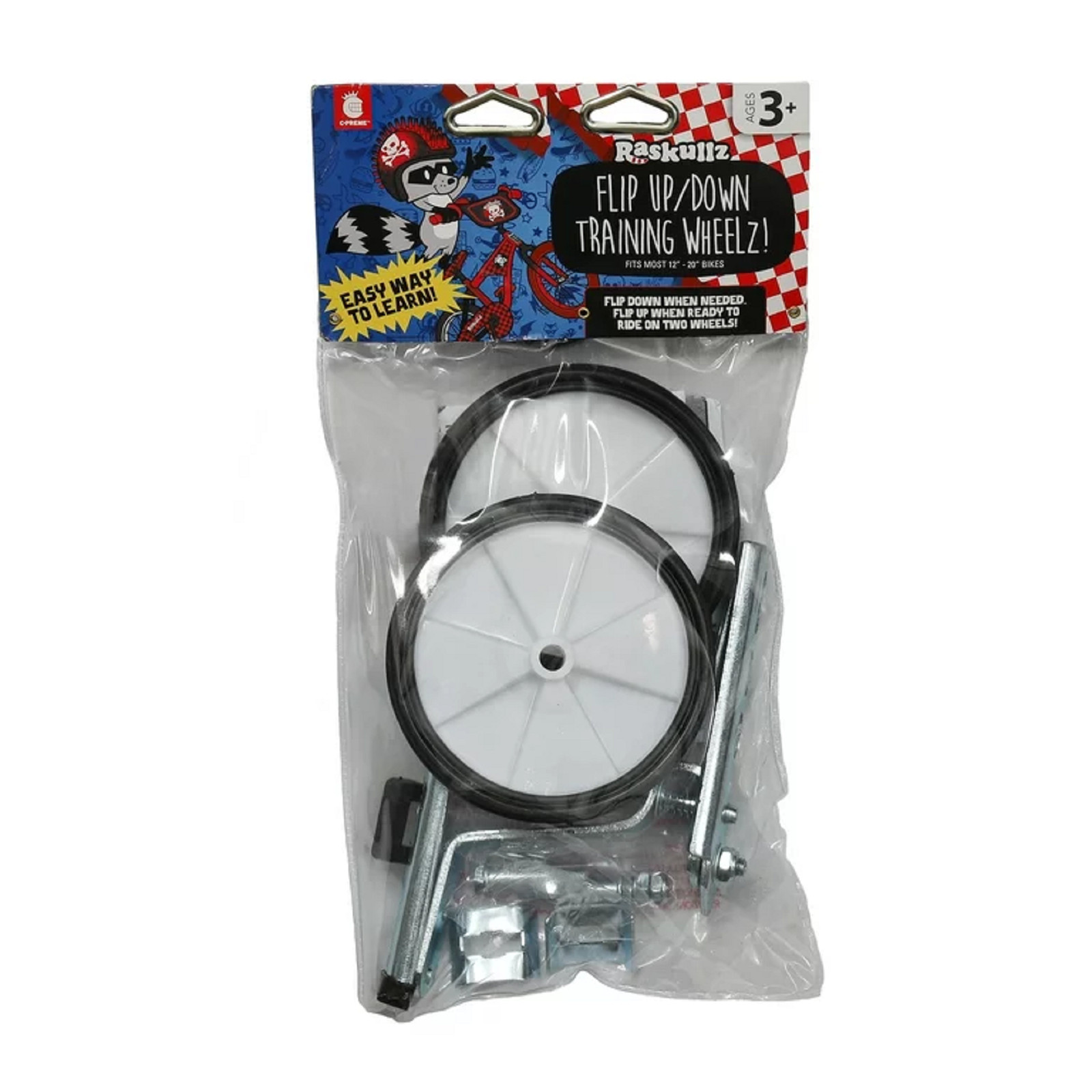 Raskullz 7152429 Flip Up Bicycle Training Wheels