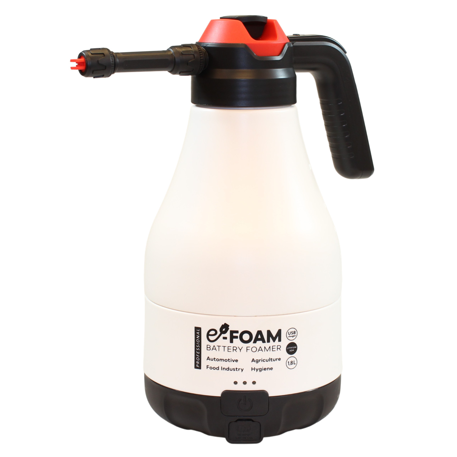 Foamer sur batterie haut de gamme en plastique ABS renforcé pour une mousse dense