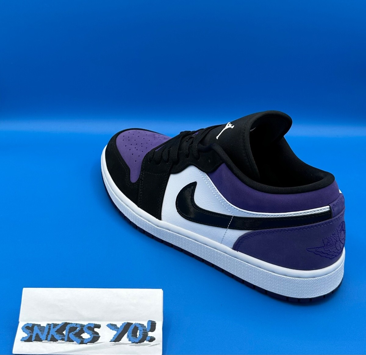 Jordan 1 Low Court Purple 2019 (553558-125) Men's Size 11.5 | eBay
