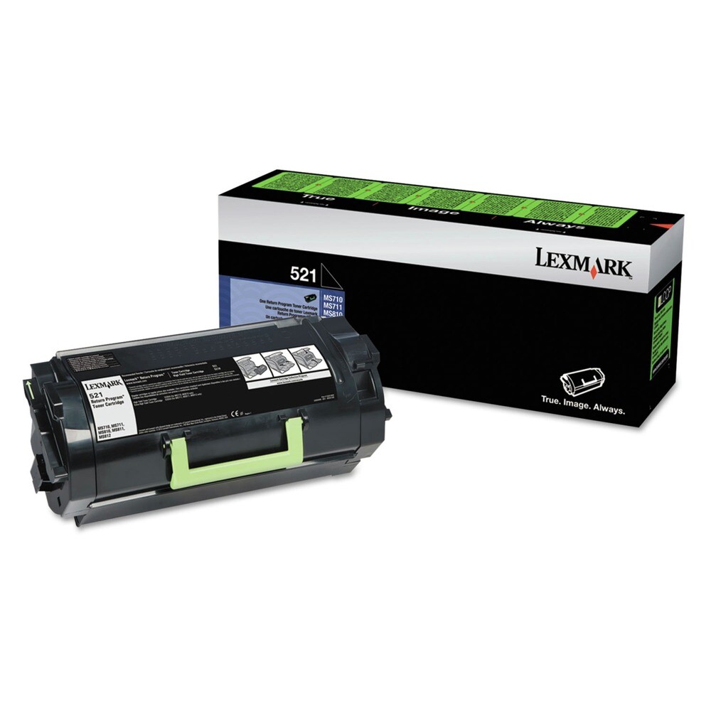 Тонер Lexmark 52D1000 с расходом 6000 страниц - Новый черный