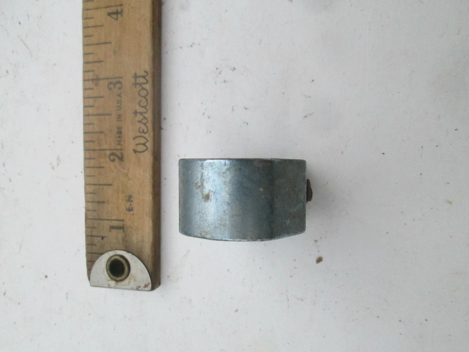 Abrazadera de tija de sillín de aluminio vintage para ciclismo azul claro 25,2 mm o aproximadamente 1" Foto 2 de 4