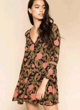 SPELL & THE GYPSY COLLECTIVE Etienne Mini Dress Boho Size XS SP2