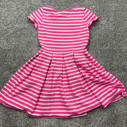 Polo Ralph Lauren dress Girls L Pink Striped Dress A-line Preppy girly retro
