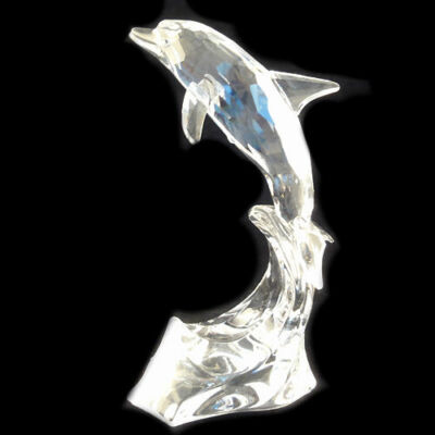 SWAROVSKI MAXI DOLPHIN Silver Crystal 8
