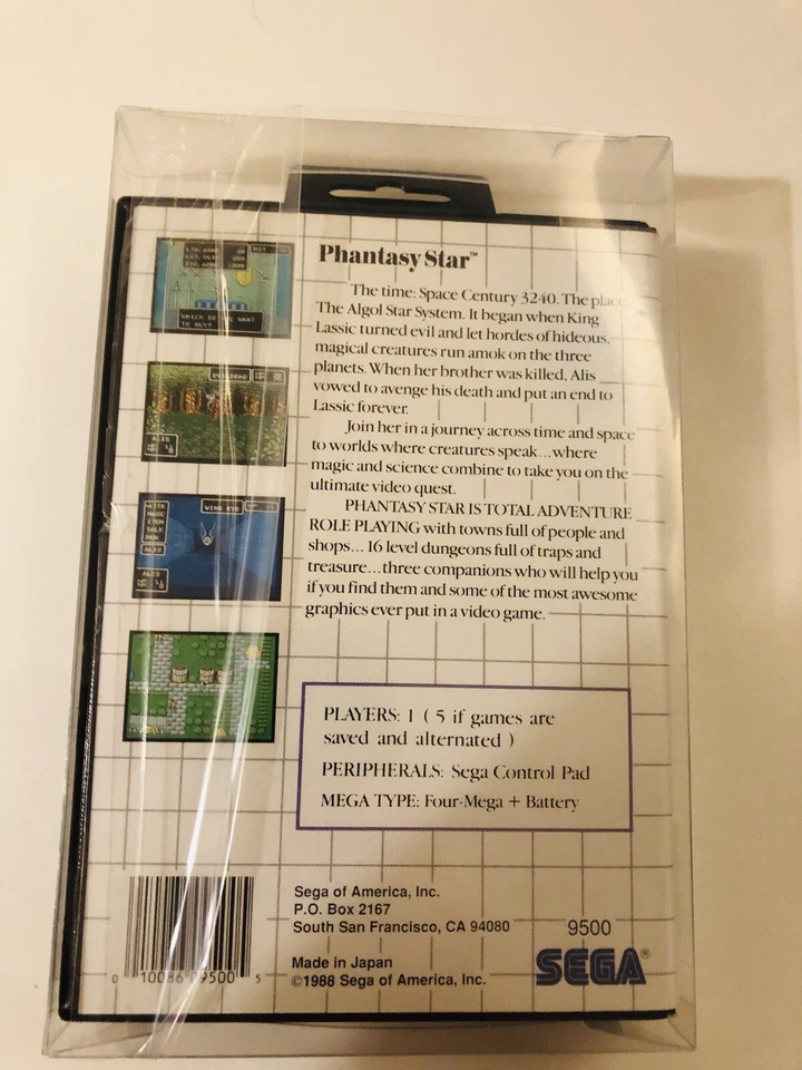 🔥Phantasy star master system Original USA 1990’s Super Rare Re Release Version - Image 3 of 4