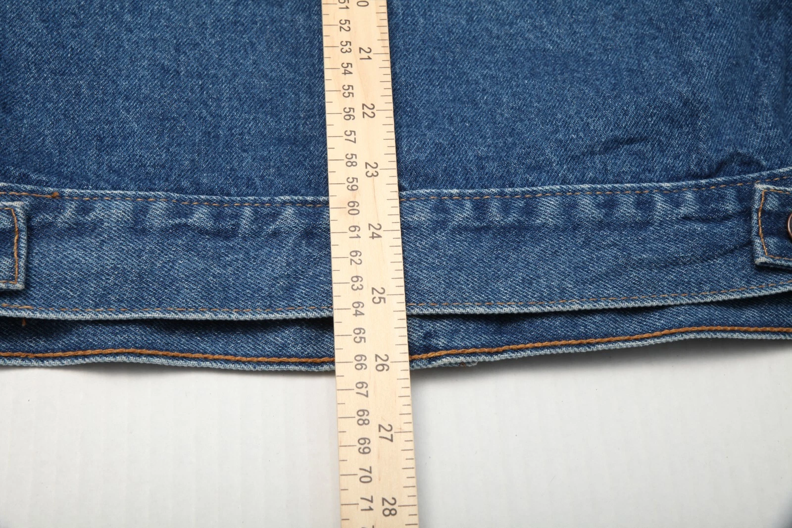 Vintage 1992 Caesar's Palace World Champion Holyfield Holmes Denim Jacket Mens L - product detail image 9