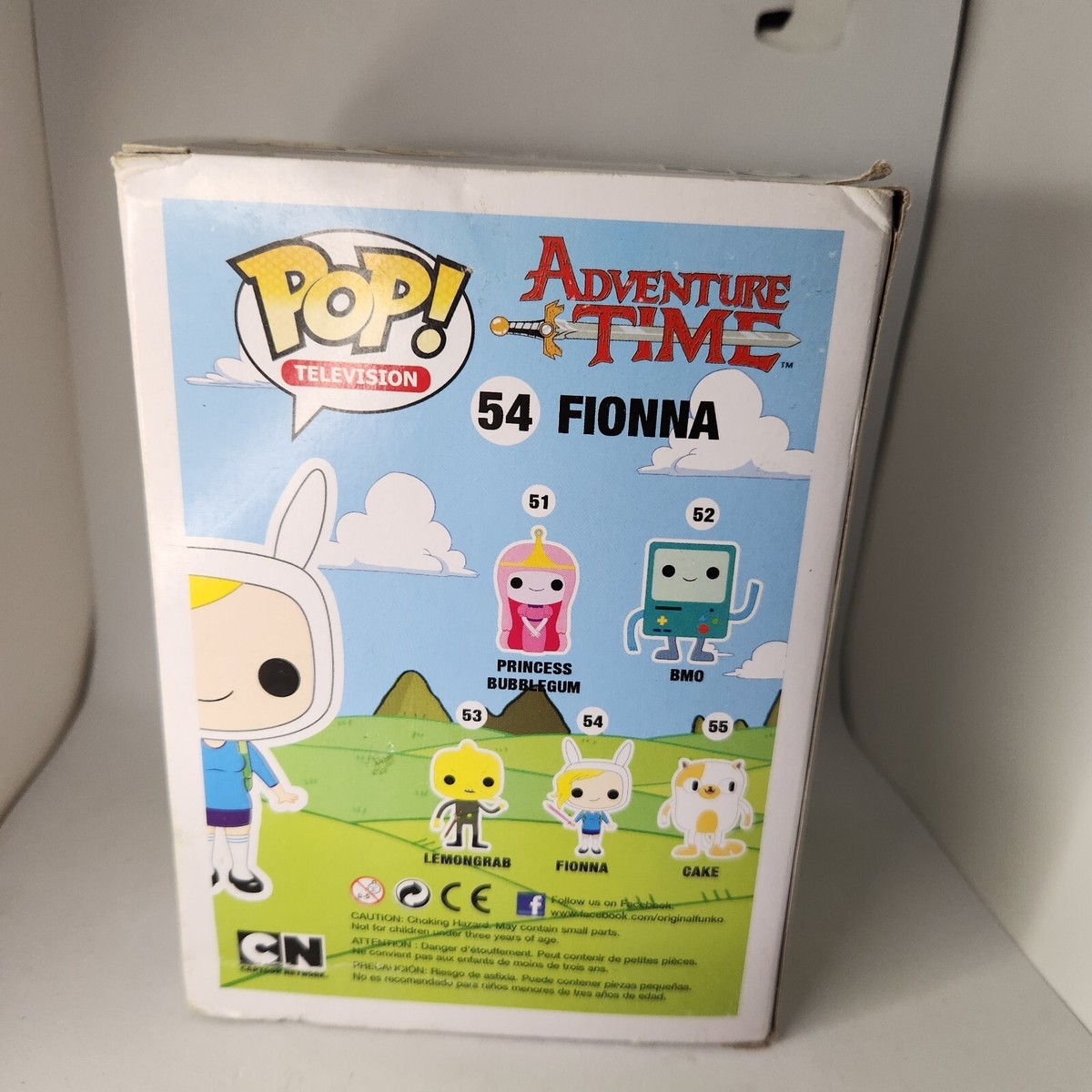 Funko Pop! Television Adventure Time Fionna #54** Box Damage