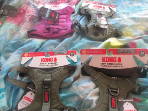 NEW LISTINGKONG WASTE BAG DOG HARNESS  ALL SIZES 6 OF THEM ALL NEW - Picture 1 of 2