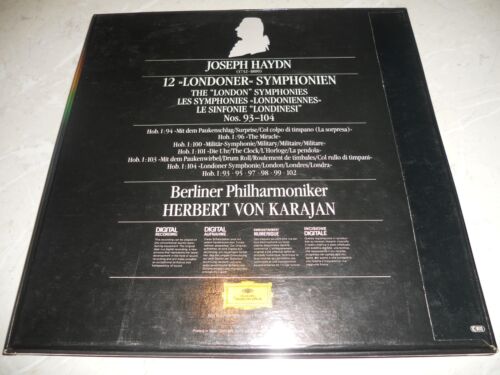 Haydn "12 <Londoner> Symphonien" Karajan 1982 Box Set 6xLP's+inner DG 2741015 NM - Picture 3 of 8