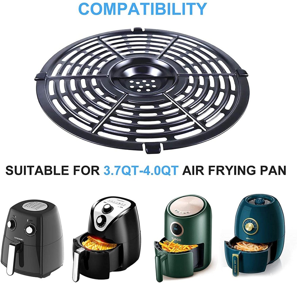 Essential Air Fryer Accessories for Chefman Turbofry 3.6 Qt 8.1-Inch Round Nonstick Model