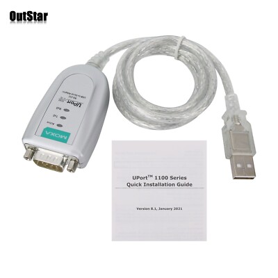 MOXA UPORT 1110 RS232 to USB Adapter RS232 to USB Converter 1-Port Original #sz
