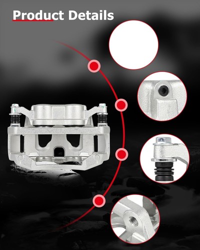 cciyu 18B5473 18B5472 Rear Left & Right Brake Calipers with Bracket For Ford For - Picture 4 of 8