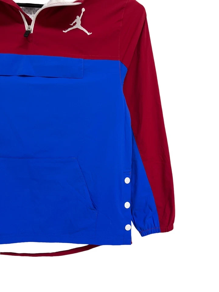 Nike Jordan Niño Manga Larga Rojo Y Azul Pullover Chaqueta Ligera Talla L Foto 3 de 4