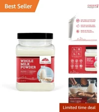 1LB Whole Milk Powder - USA-Made, High Protein, Low Moisture Essence