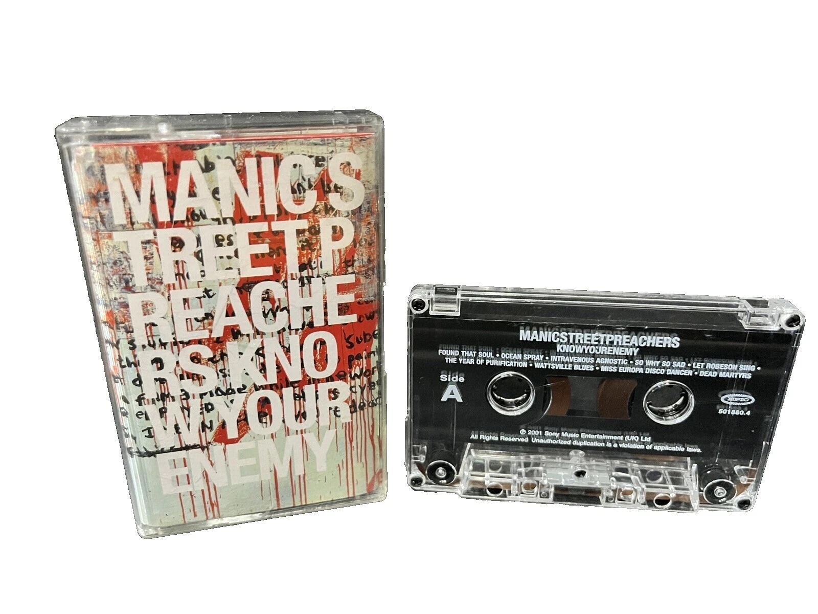 Manic Street Preachers casetes de música rock hard rock