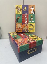 Vtg. 1997 Looney Tunes Photo Album With Box Bugs Tweety Daffy Taz