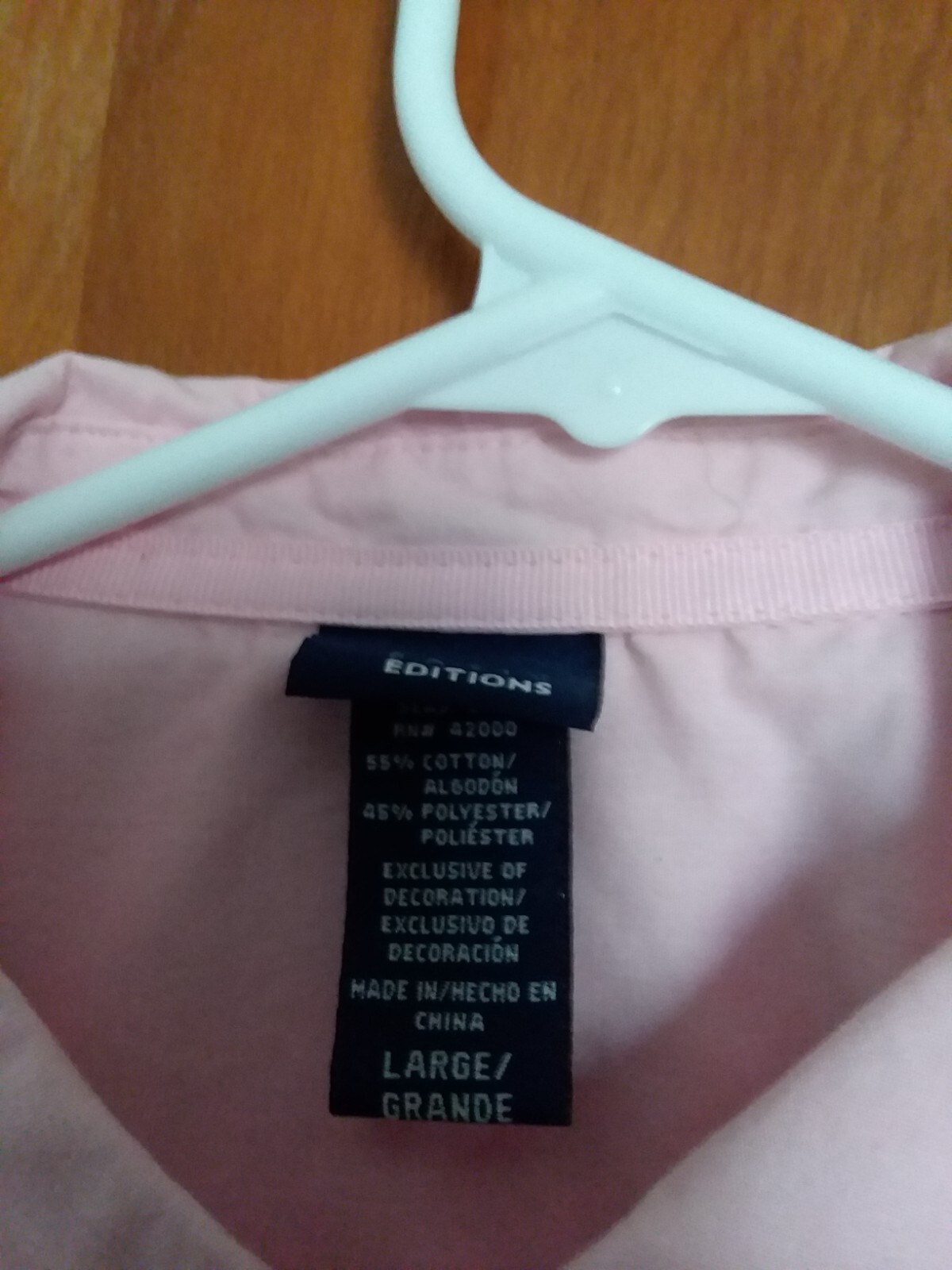 Basic Edition button-up, long-sleeved pink shirt,… - image 2