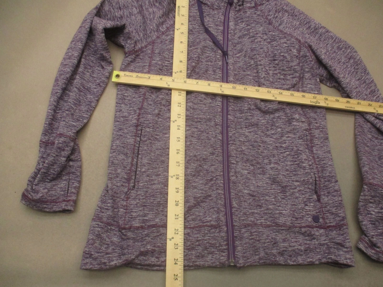outdoor-research cotton blend full zip athletic jacket