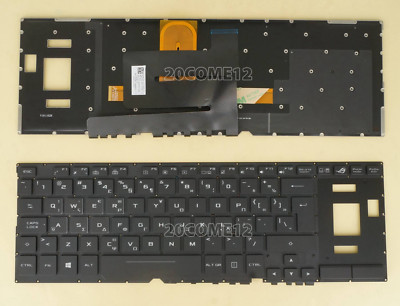 New For Asus Rog Gx501 Gx501vi Gx501vs Keyboard Greek Gk Color Backlit Ebay