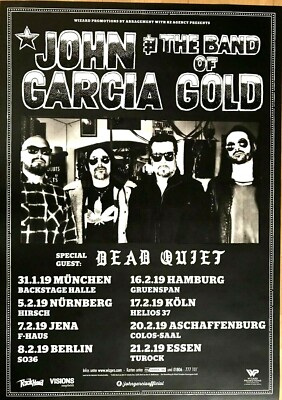 JOHN GARCIA 2019 TOUR - orig. Concert Poster -- Konzert Plakat - DIN A1