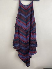 New Free People Print Trapeze Mini Dress Size XS MSRP: $128